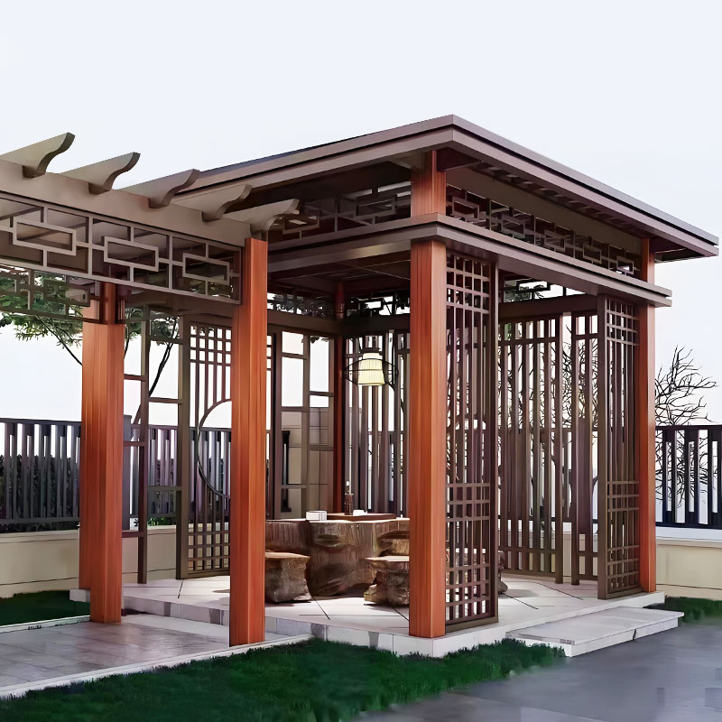 Pergola Ealaíne Cóimhiotal Alúmanam